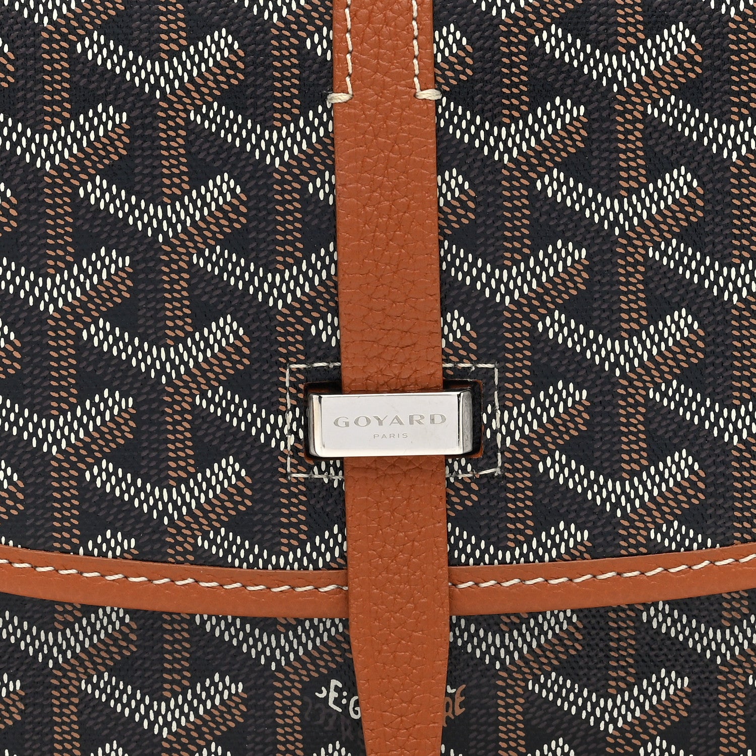 Goyard Goyardine Belvedere II PM Messenger Bag Black Gold 7 of 9