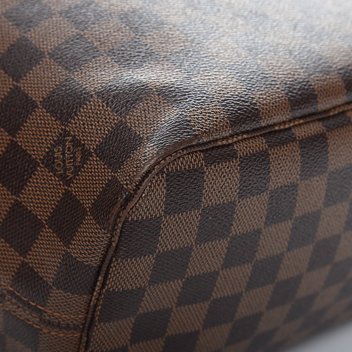 Damier Ebene Neo Neverfull MM Rose Ballerine