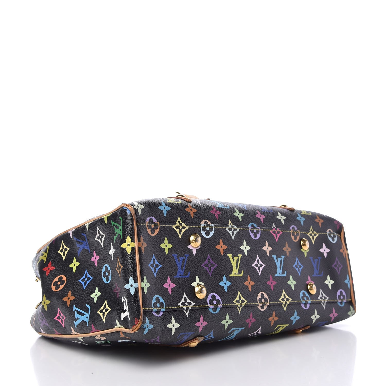 Louis Vuitton Monogram Multicolor Aurelia MM Black 4 of 8