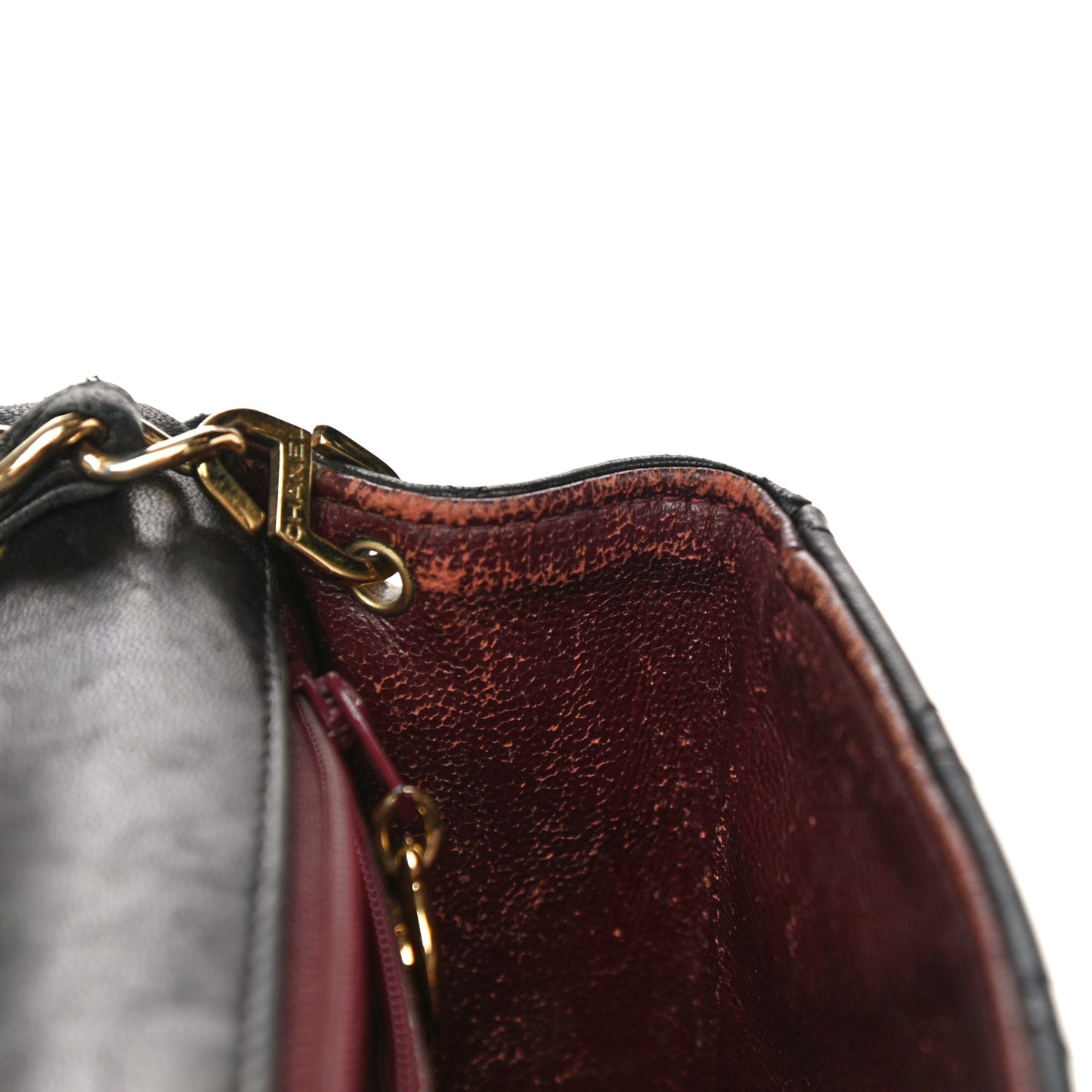 Lambskin Quilted Mini Square Flap Bag Black