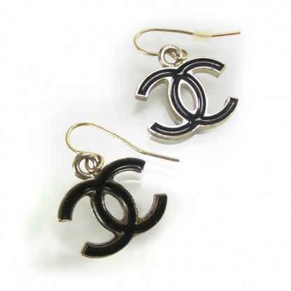 Chanel CC Dangle Earrings Black 2 of 4