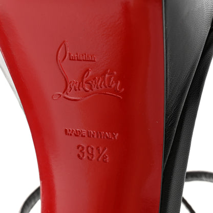 Christian Louboutin Kid Choca 130 Platform Sandals 39.5 Black 7 of 9
