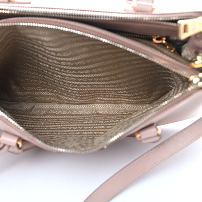 Prada Saffiano Small Galleria Double Zip Tote Cammeo 7 of 19