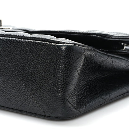 Chanel Caviar Quilted Medium Double Flap Black 9 of 10