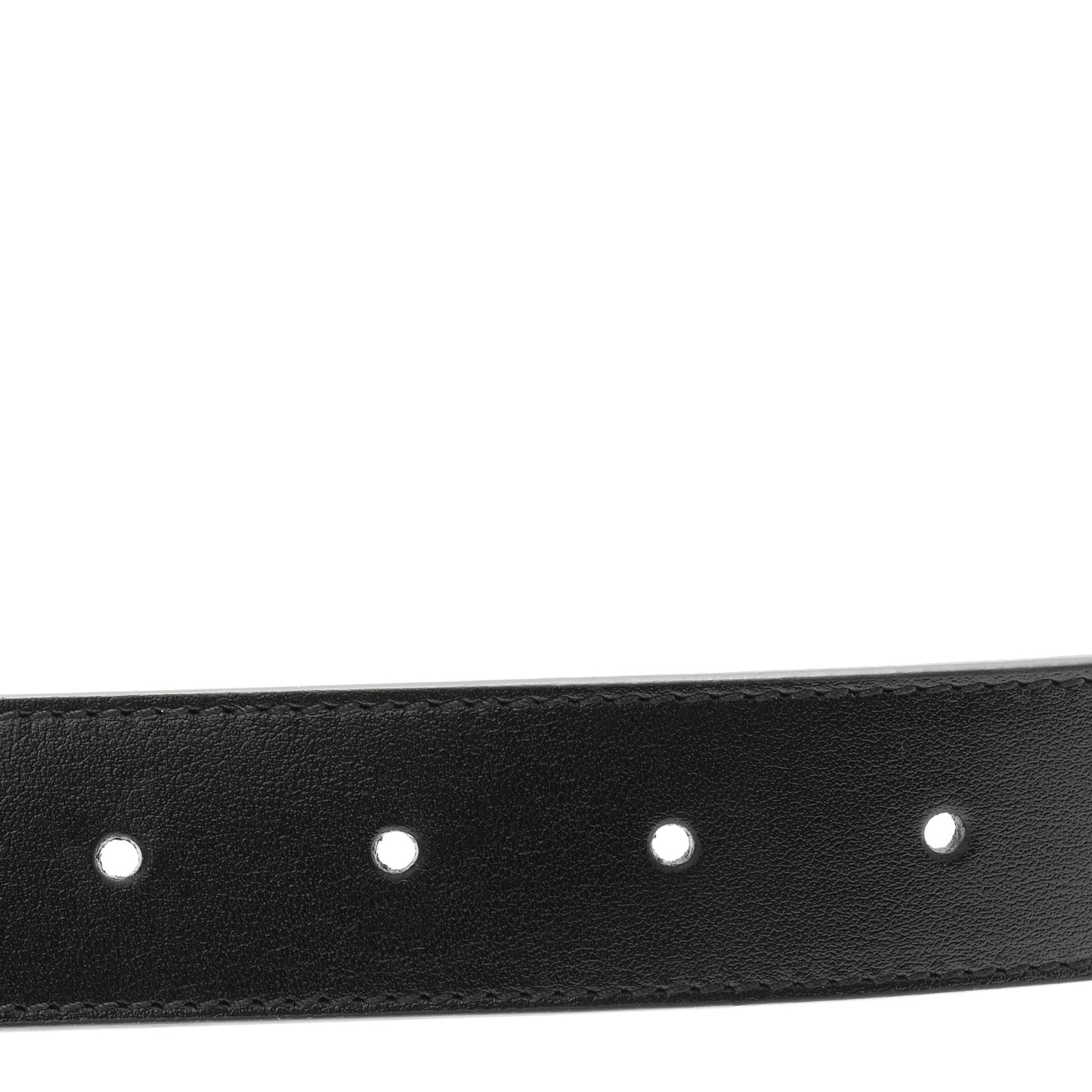 Plutone Calfskin Interlocking G 30mm Belt 120 48 Belt Black