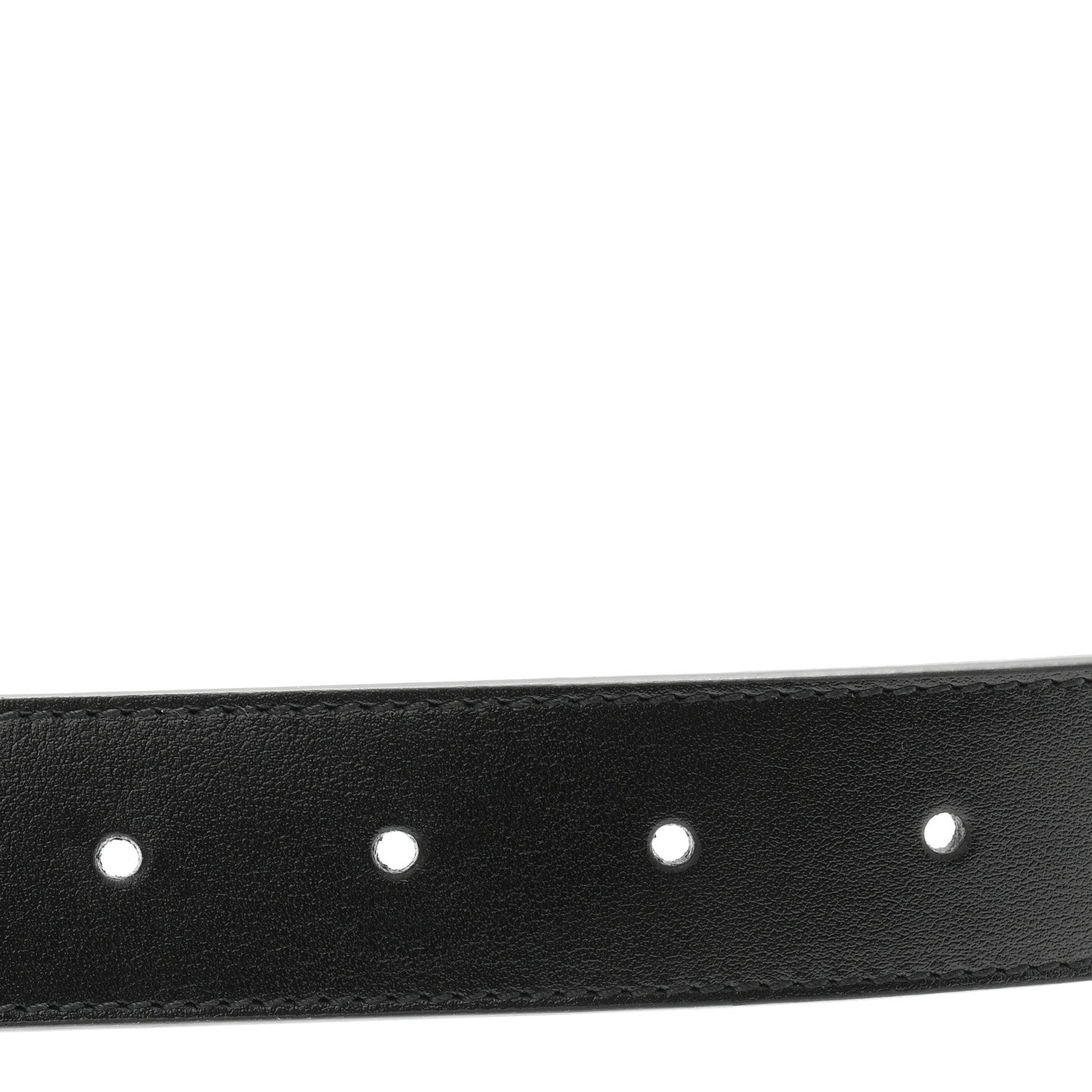 Gucci Plutone Calfskin Interlocking G 30mm Belt 120 48 Belt Black 3 of 4