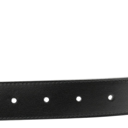 Gucci Plutone Calfskin Interlocking G 30mm Belt 120 48 Belt Black 3 of 4