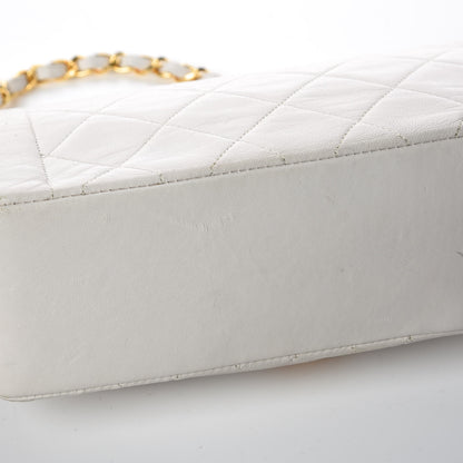 Chanel Lambskin Quilted Small Single Flap White 19 of 22