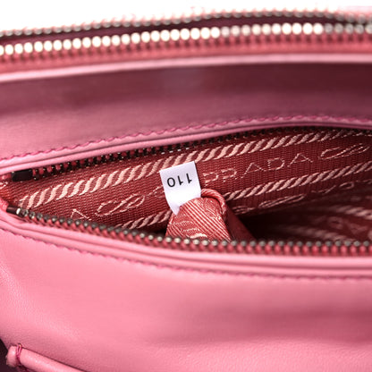 Prada Nappa Gaufre Chain Flap Geranio 7 of 17
