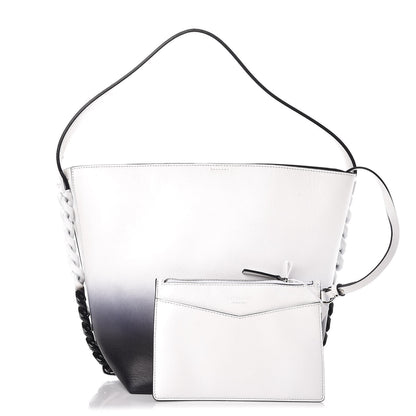 Givenchy Calfskin Degrade Infinity Bucket Bag Black White 1 of 10