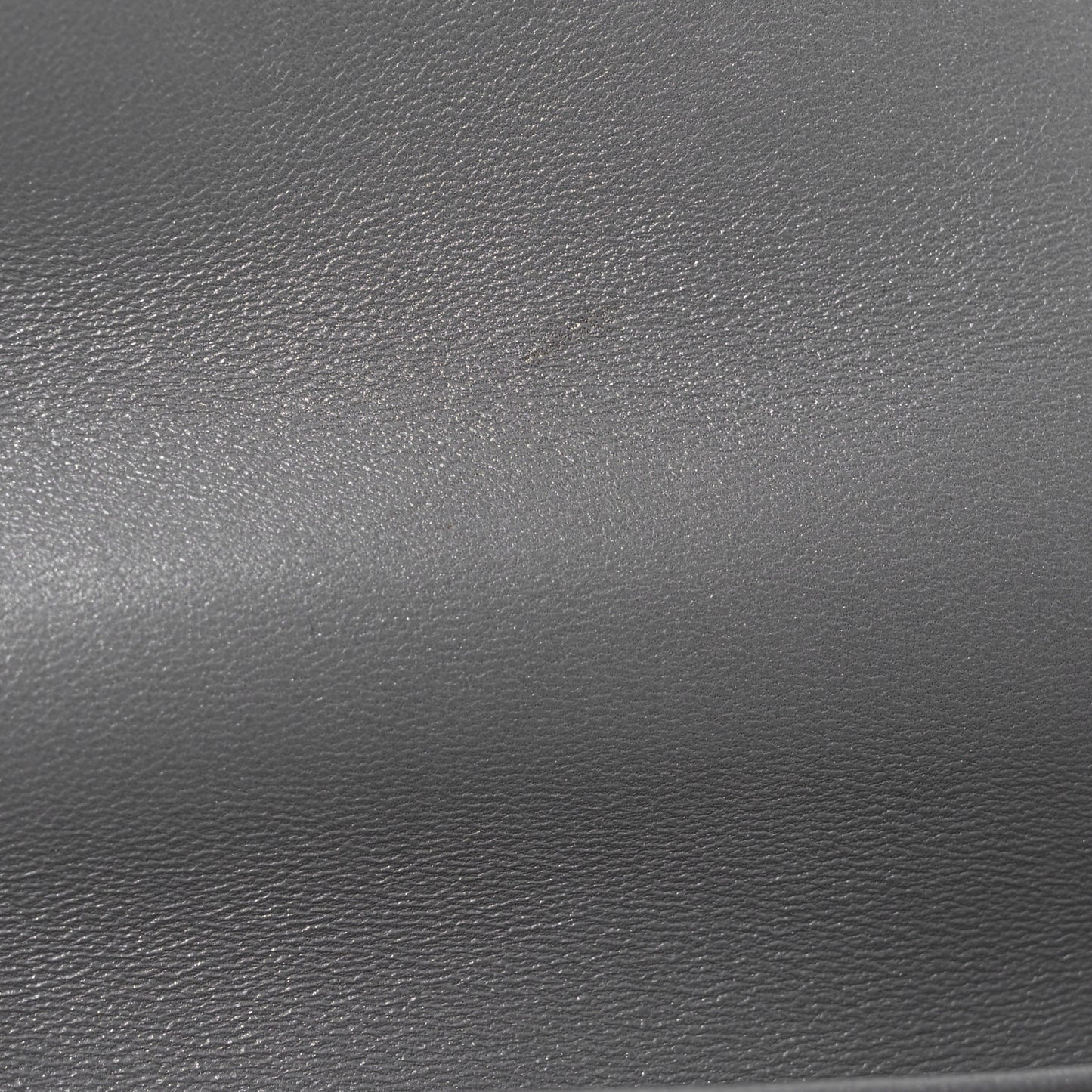 Metallic Lambskin Cannage Mini Lady Dior Grey