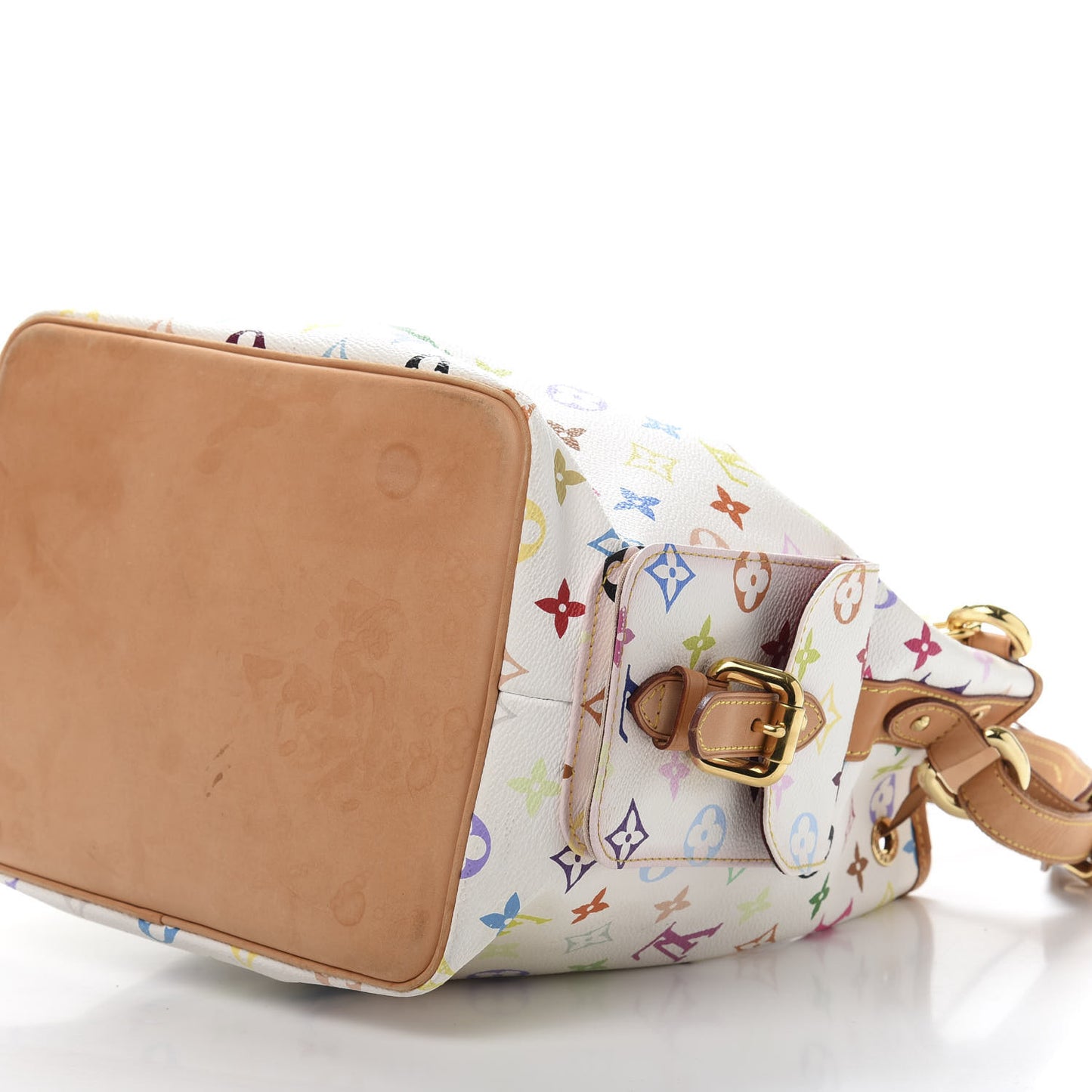 Monogram Multicolor Petit Noe White