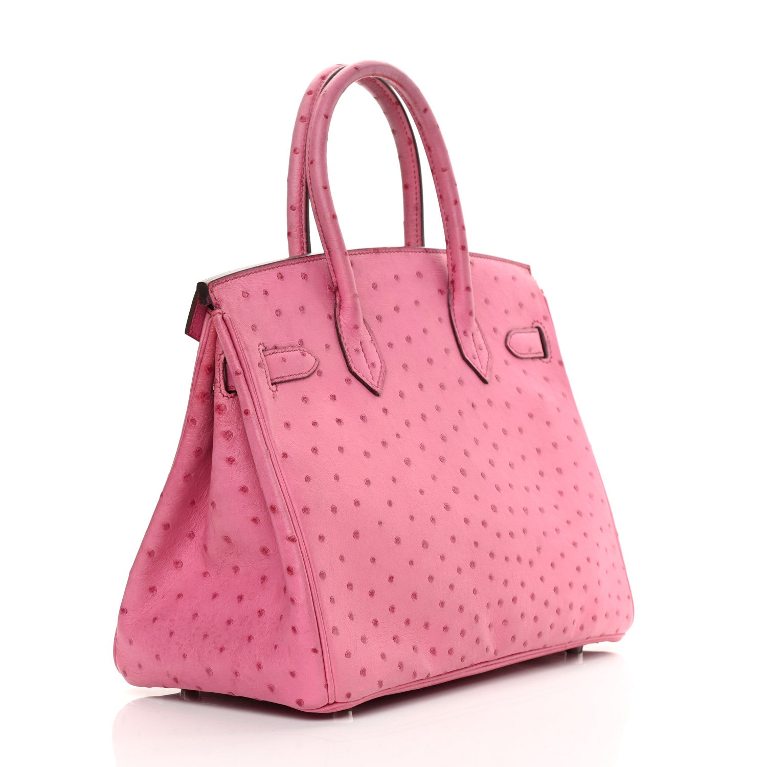 Hermes Ostrich Birkin 30 Fuchsia 2 of 14