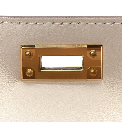 Hermes Epsom Horseshoe Mini Kelly Sellier 20 Craie Gold 23 of 33