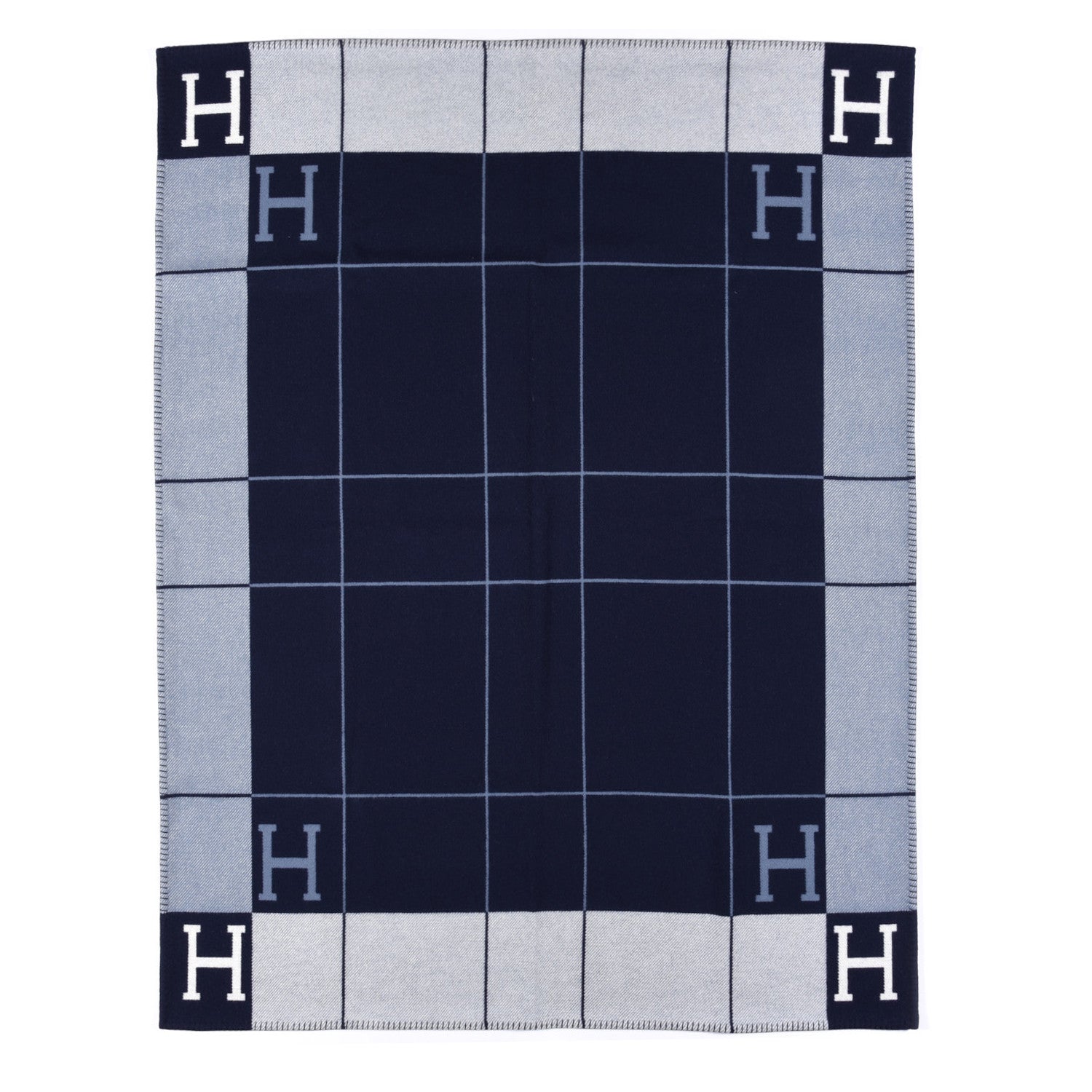 Hermes Wool Cashmere Avalon III Blanket Caban Ecru 1 of 3