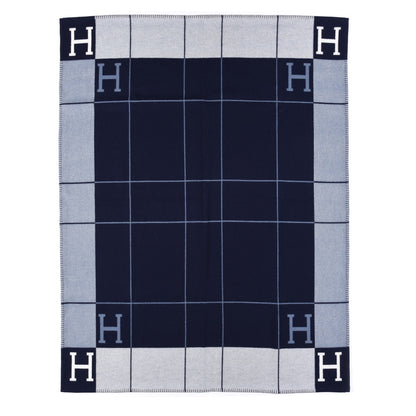 Hermes Wool Cashmere Avalon III Blanket Caban Ecru 1 of 3
