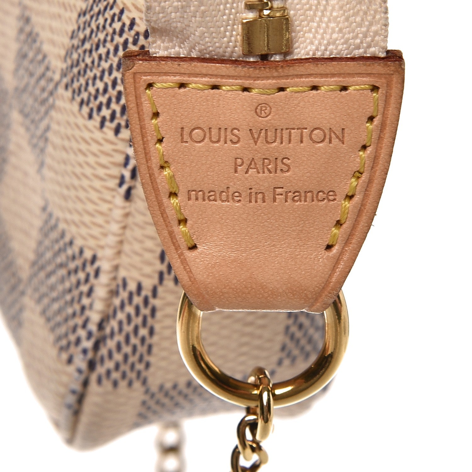 Louis Vuitton Damier Azur Mini Pochette Accessories 8 of 9