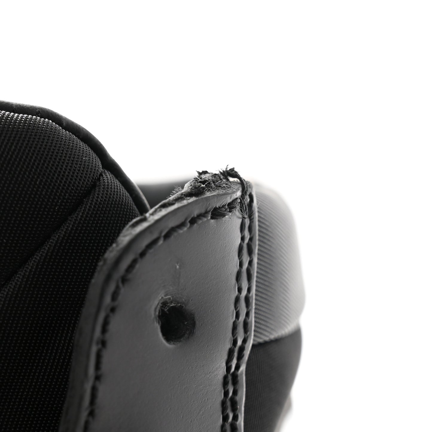 Spazzolato Rois Re-Nylon Triangle Logo Womens High Top Sneakers 39 Black