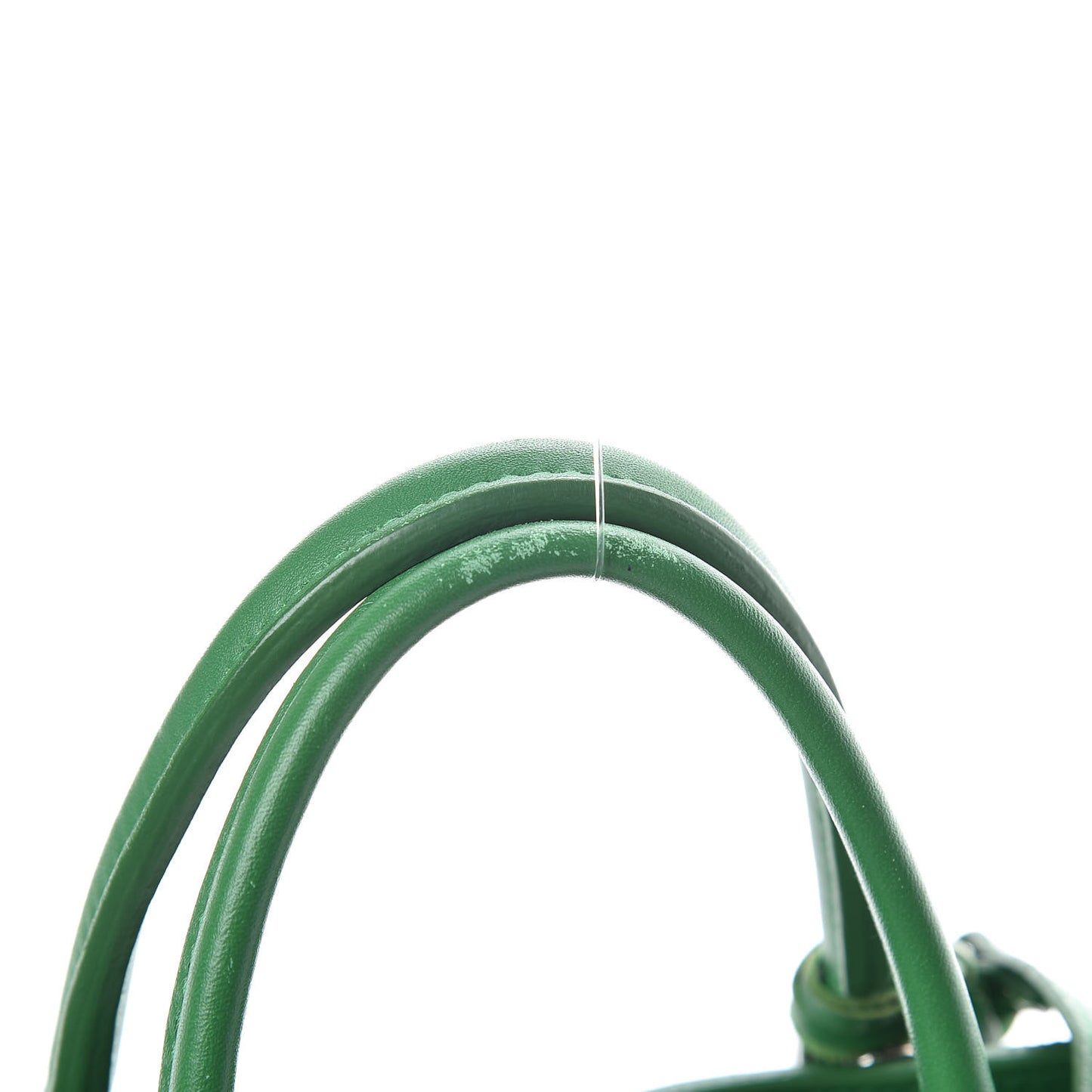 Veau Papier A6 Zip Around Tote Vert Trefle