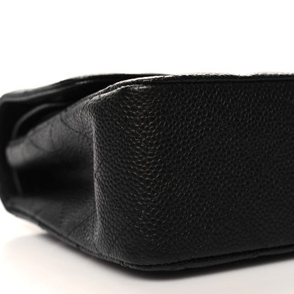 Chanel Caviar Quilted Medium Double Flap Black 9 of 12
