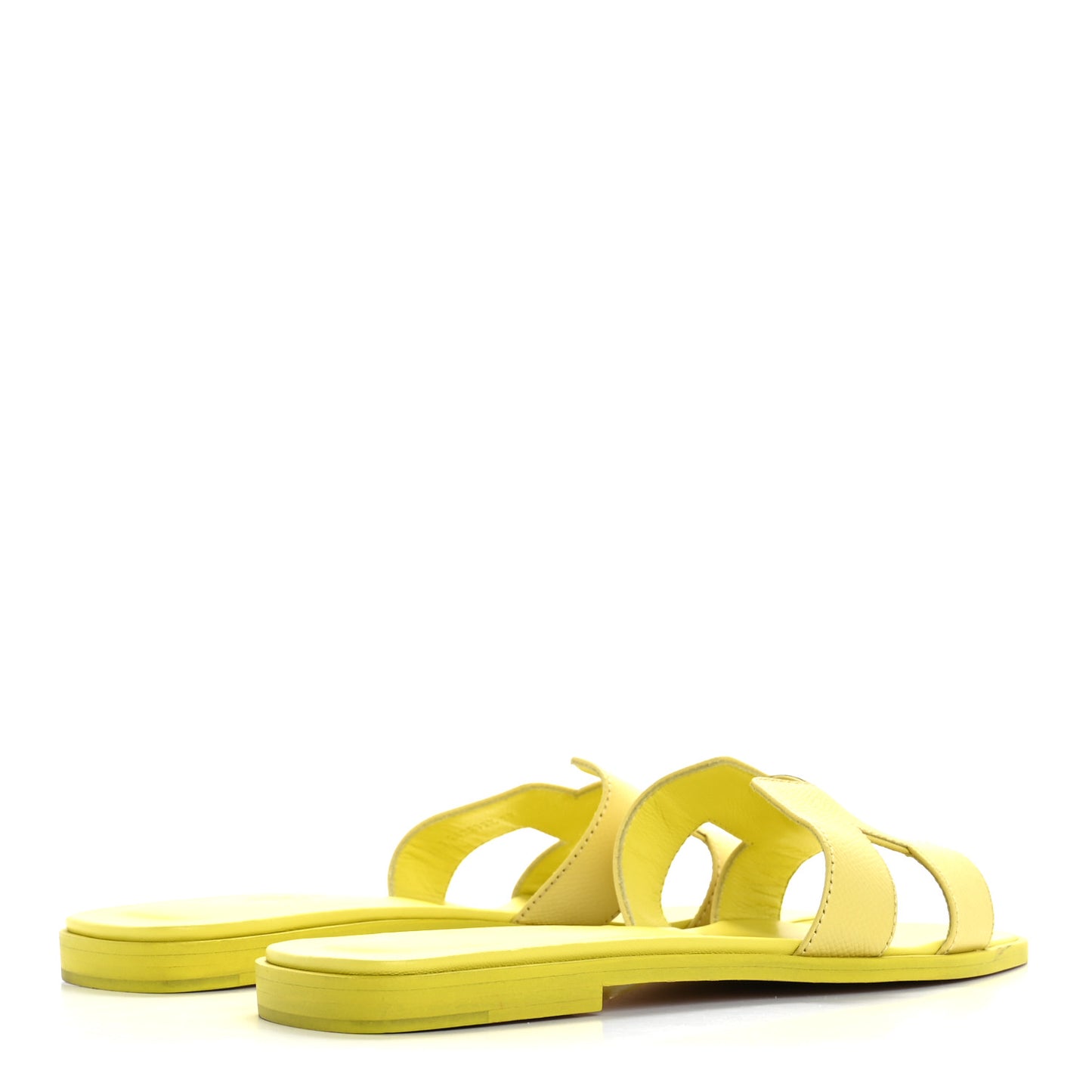 Epsom Oran Sandals 38.5 Jaune Pollen