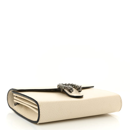 Gucci Dollar Calfskin Mini Dionysus Chain Wallet Mystic White 4 of 11