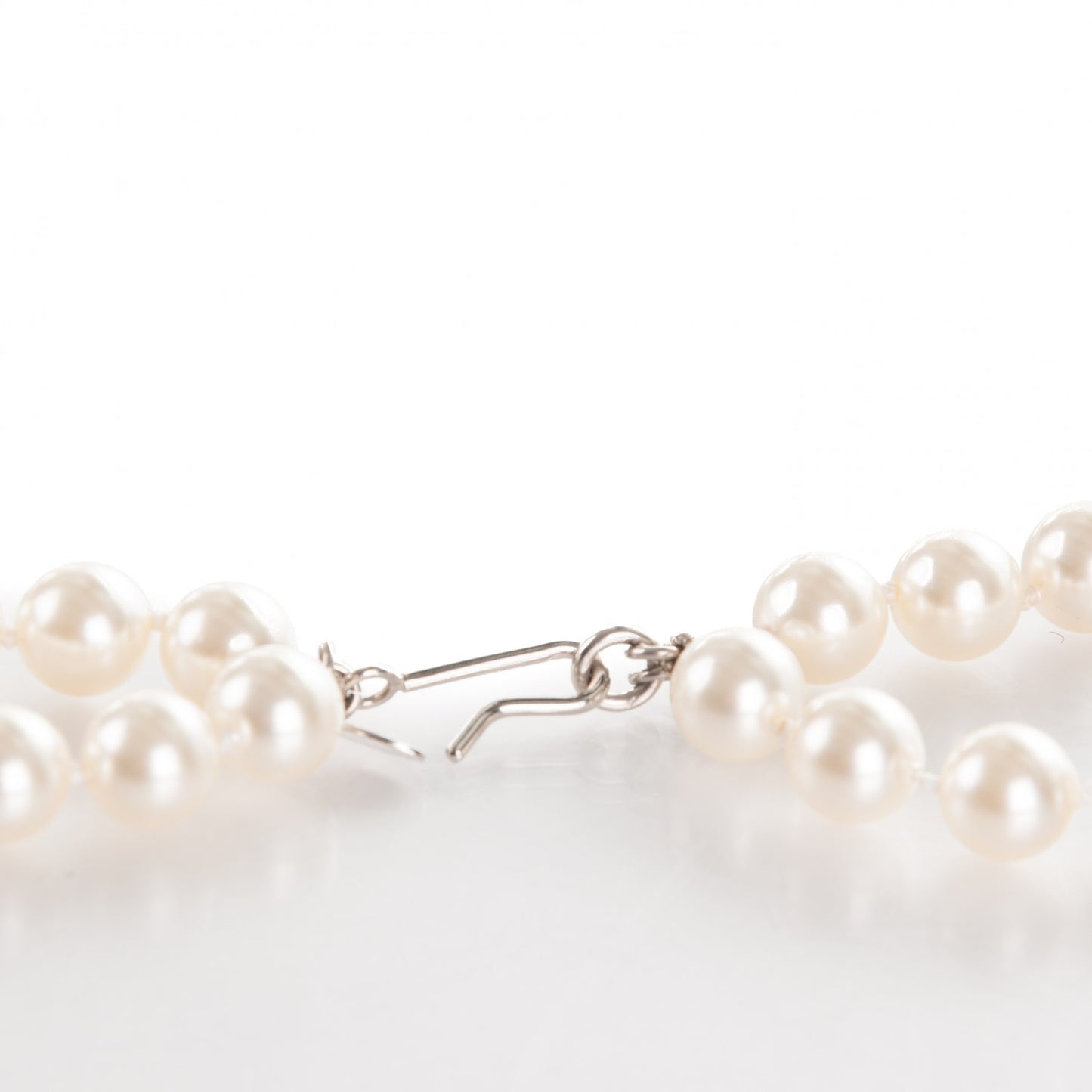 Pearl CC Double Strand Belt Silver