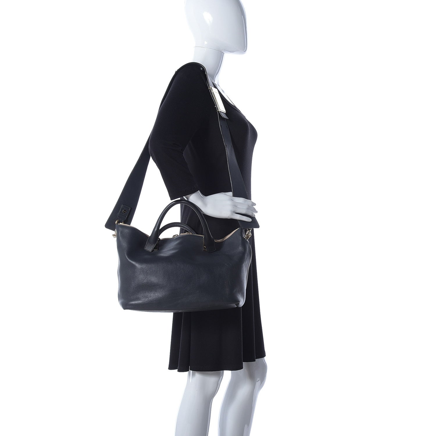 Chloe Smooth Calfskin Medium Baylee Tote Marshmallow 3 of 19