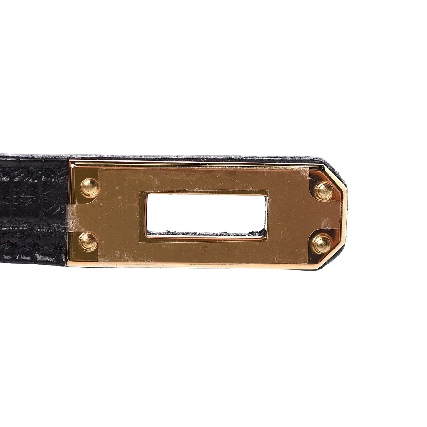 Matte Alligator Mini Kelly Sellier 20 Black