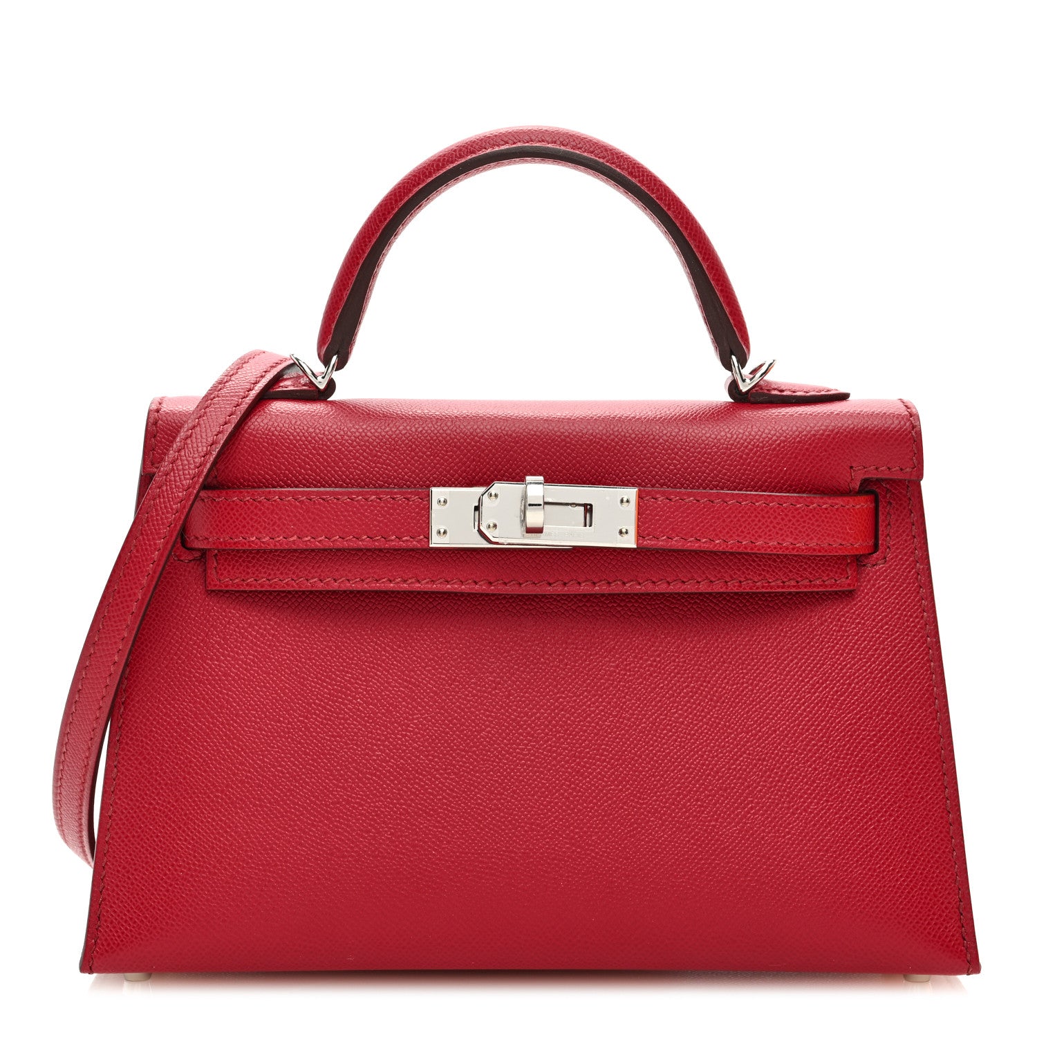 Hermes Epsom Mini Kelly Sellier 20 Rubis 1 of 10