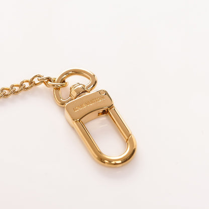 Louis Vuitton Metal Pochette Extender Key Ring Chain Gold 4 of 4