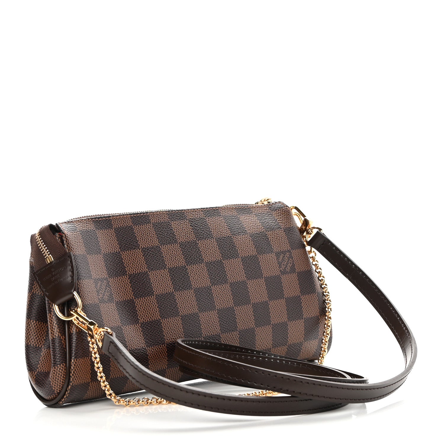 Louis Vuitton Damier Ebene Eva Clutch 3 of 10
