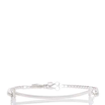 Tiffany Sterling Silver T Smile Bracelet 1 of 6