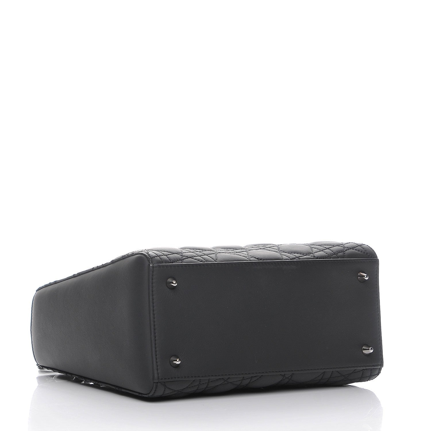 Christian Dior Calfskin Cannage Medium Anselm Reyle Lady Dior Matte Black 5 of 10