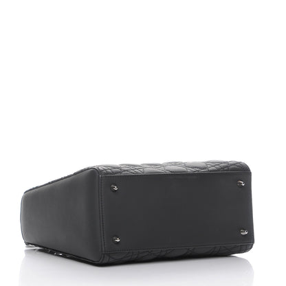 Christian Dior Calfskin Cannage Medium Anselm Reyle Lady Dior Matte Black 5 of 10