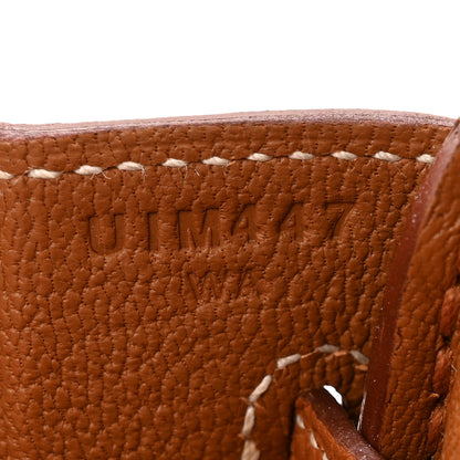 Hermes Togo Birkin 25 Gold 7 of 14