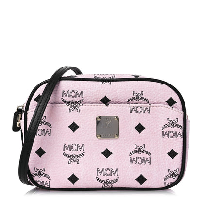 MCM Visetos Mini Camera Crossbody Bag Light Pink 1 of 15