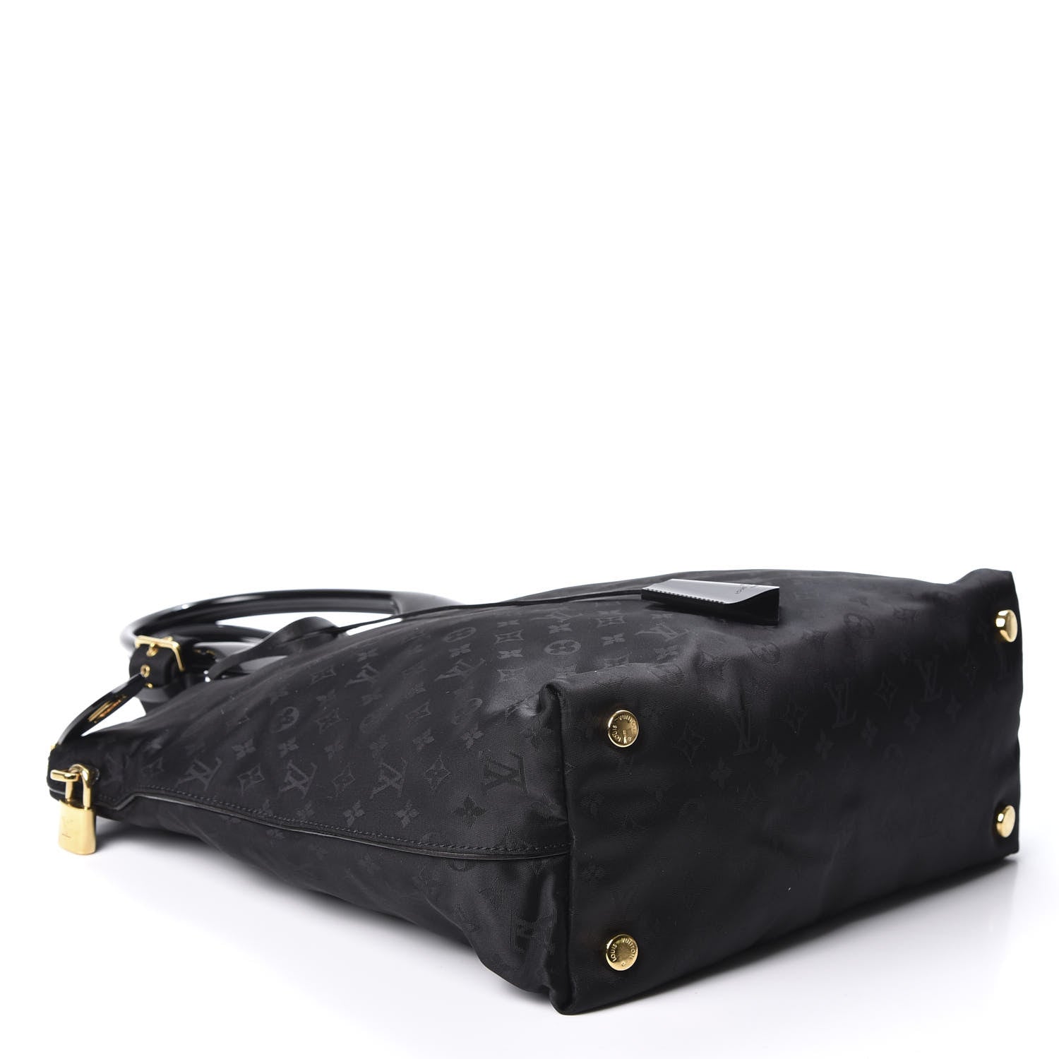 Louis Vuitton Monogram Nylon Desire Lockit Vertical MM Black 3 of 8