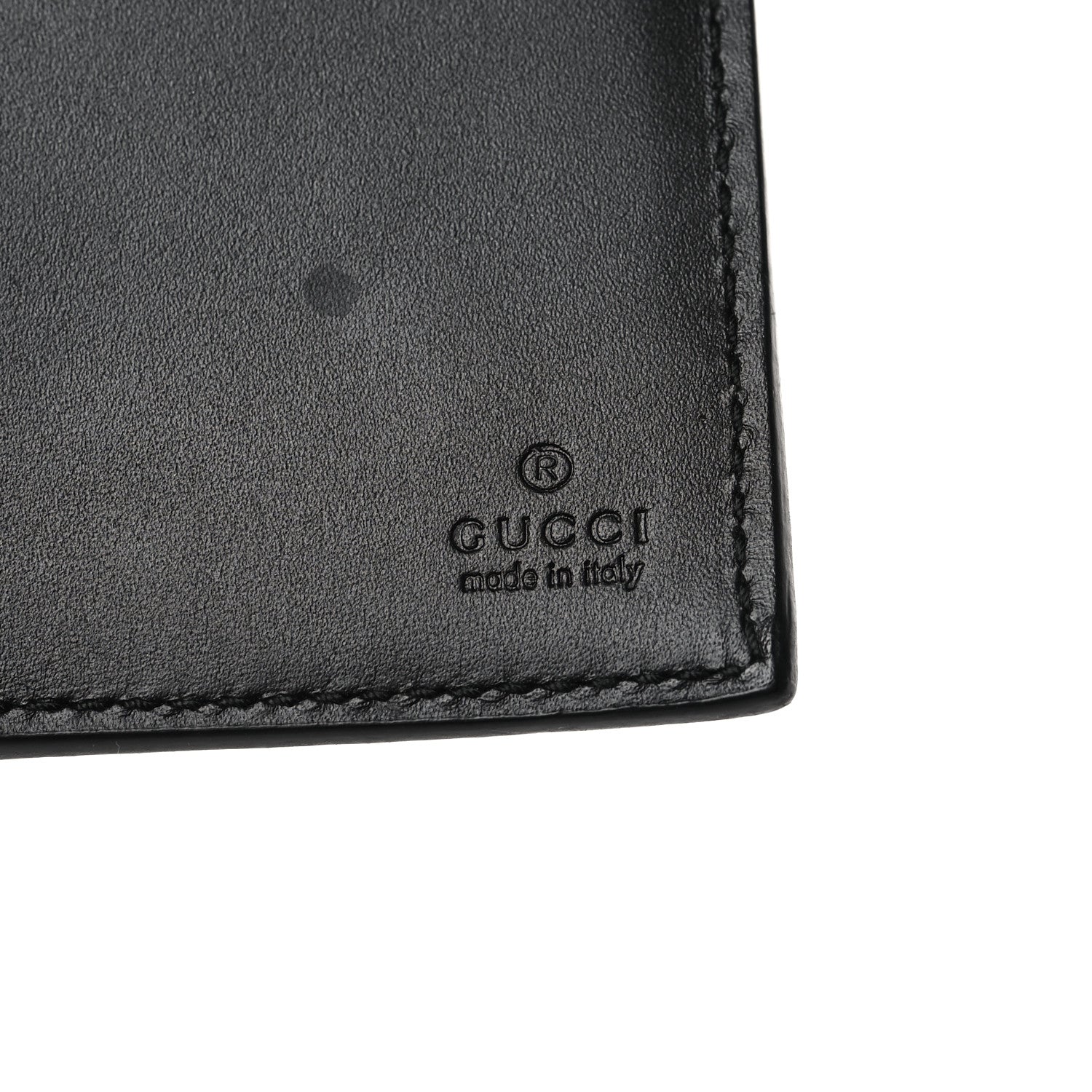 Gucci Guccissima Signature Web New Web Continental Wallet Black 7 of 9