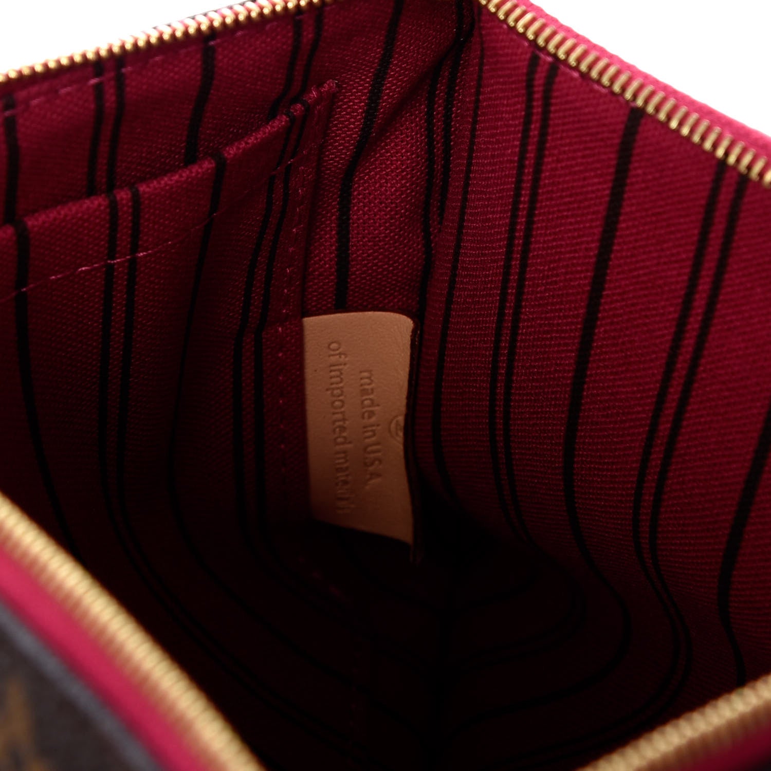 Louis Vuitton Monogram Neverfull MM GM Pochette Pivoine 7 of 8