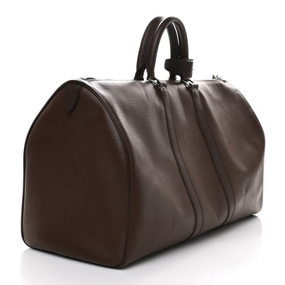 Louis Vuitton Epi Keepall 45 Moka 3 of 9