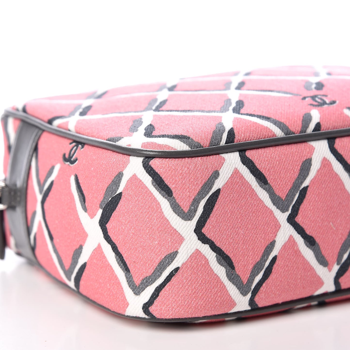 Canvas Airline Cosmetic Case Pink