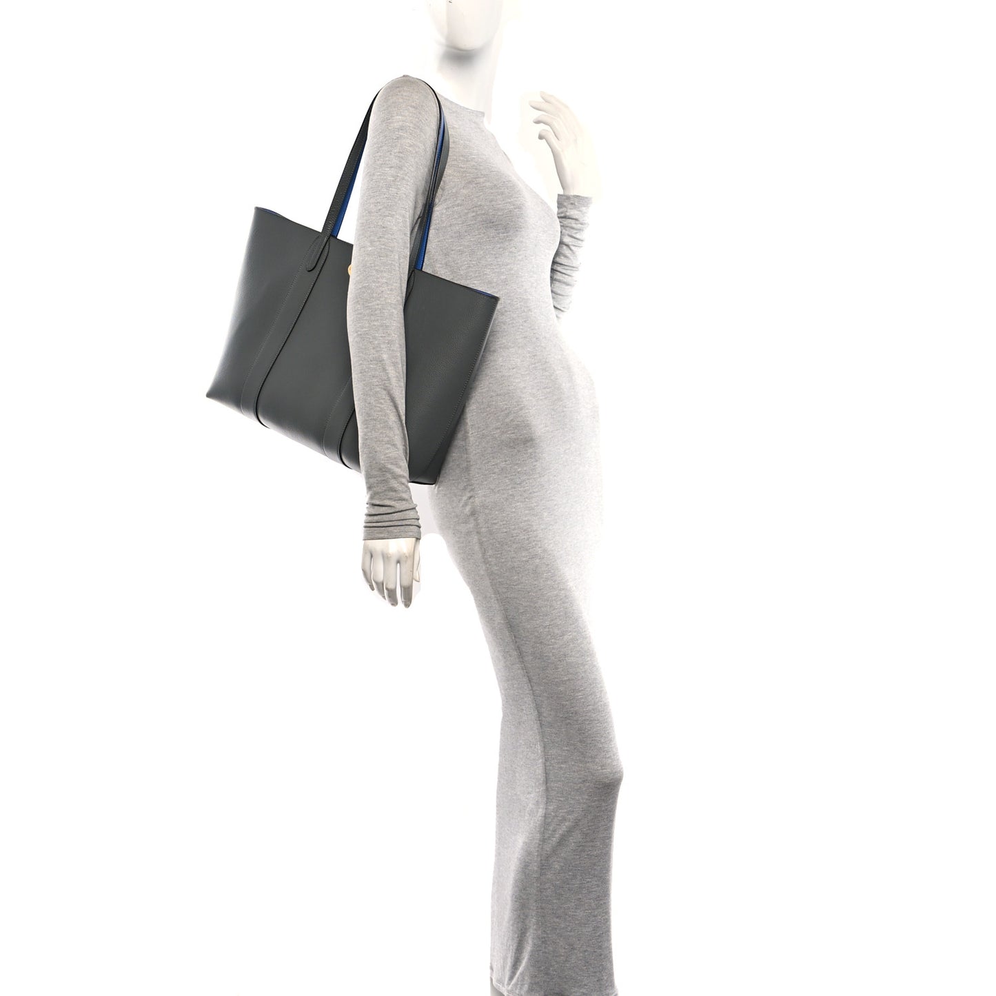 Small Classic Grain Bayswater Tote Charcoal