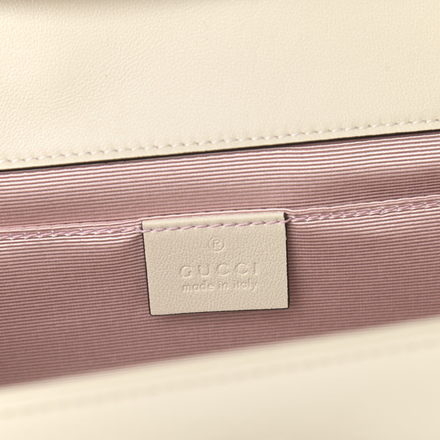 Lambskin Linea Matisse Shoulder Bag Mystic White