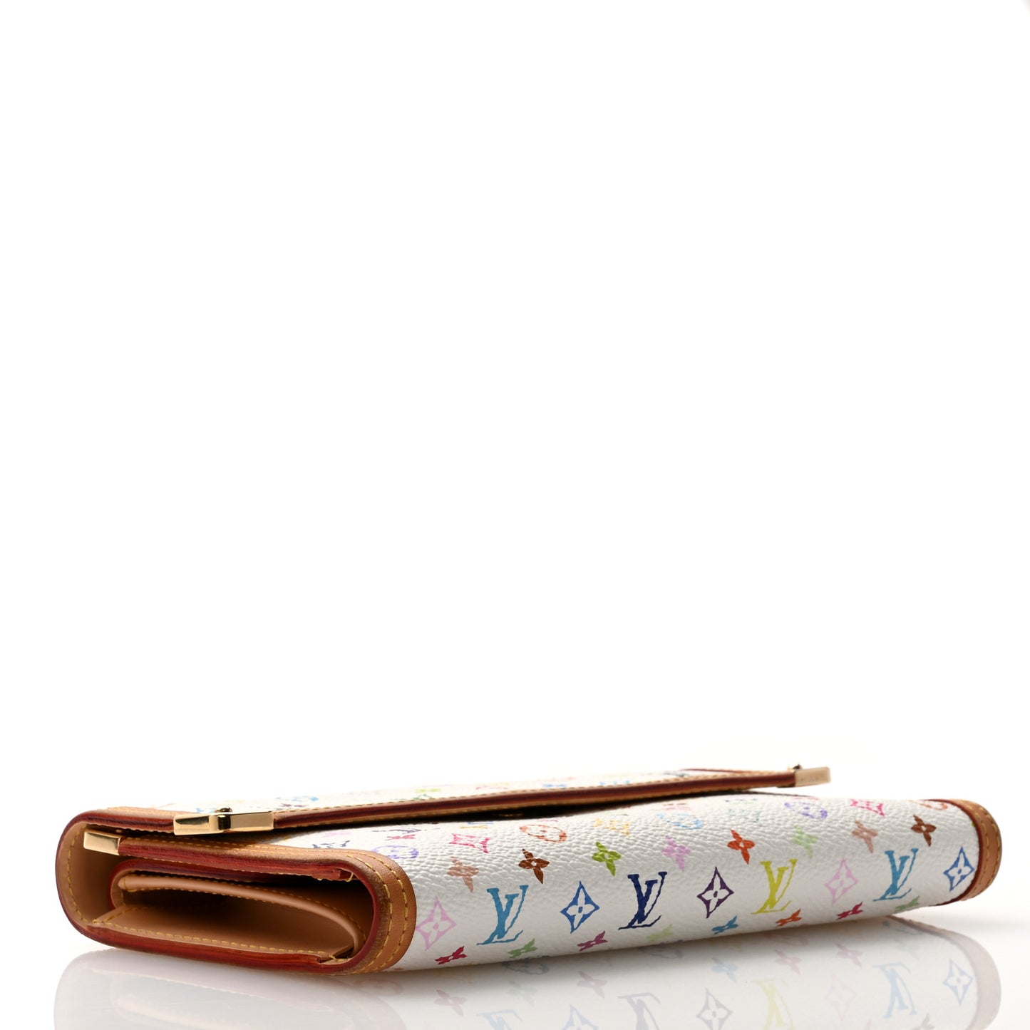 Monogram Multicolor Porte Tresor International Wallet White