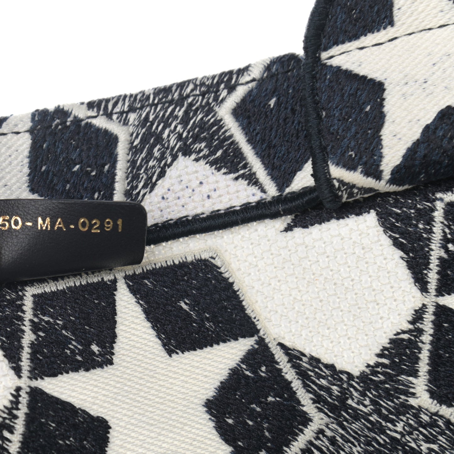 Canvas Embroidered Étoile Blue White