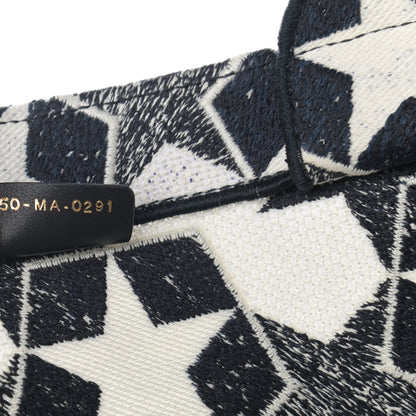 Christian Dior Canvas Embroidered Étoile Blue White 7 of 10