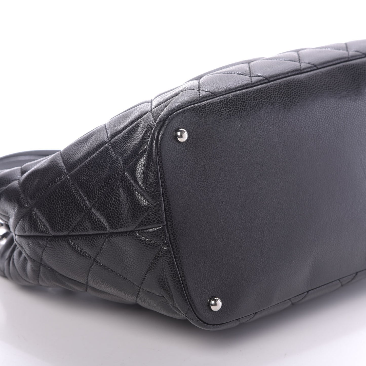 Caviar Quilted Timeless CC Soft Tote Black