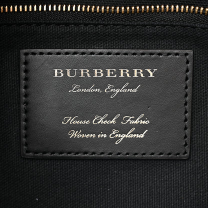Burberry House Check Derby Calfskin Medium Alchester Bowling Bag Mahogany Red 6 of 12
