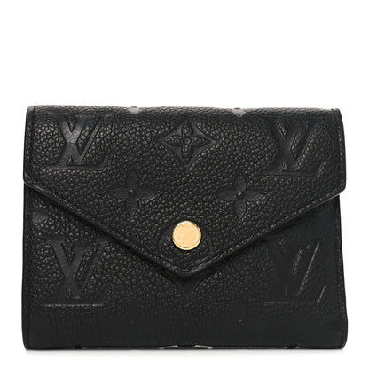 Louis Vuitton Empreinte Victorine Wallet Black 1 of 7